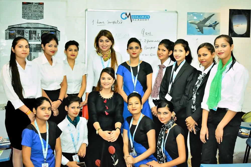 Guest-Lacture-by-Miss-Puja-Khanna-Formal-Cabin-Crew-of-Indigo-and-Spicejet-GoalsMate-2018-2